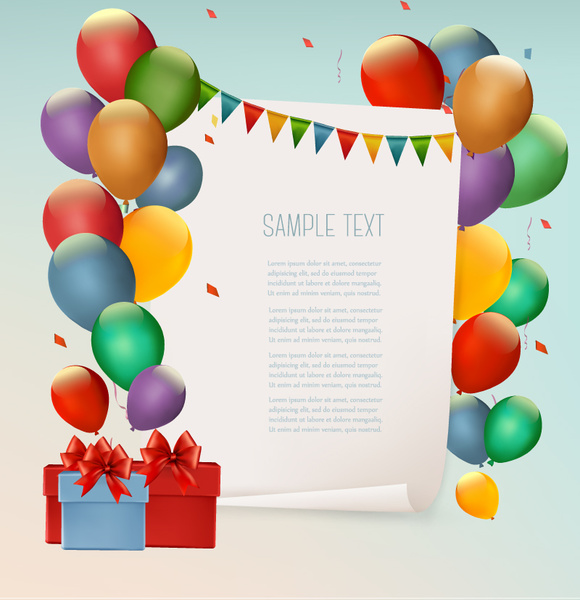 580x600 Color Balloon Festival Background Vector Free Vector
