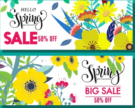 459x368 Spring Festival Banner Free Vector Download