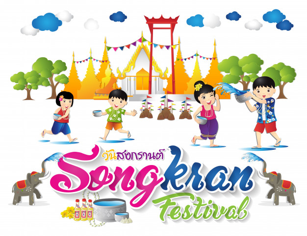 626x482 Happy Songkran Festival Vector Premium Download