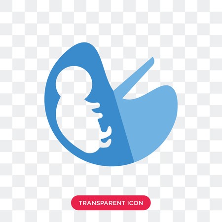 450x450 Human Fetus Vector Icon Isolated On Transparent Background, Human