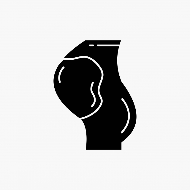 640x640 Pregnancy Pregnant Baby Obstetrics Fetus Glyph Icon Vector, Baby