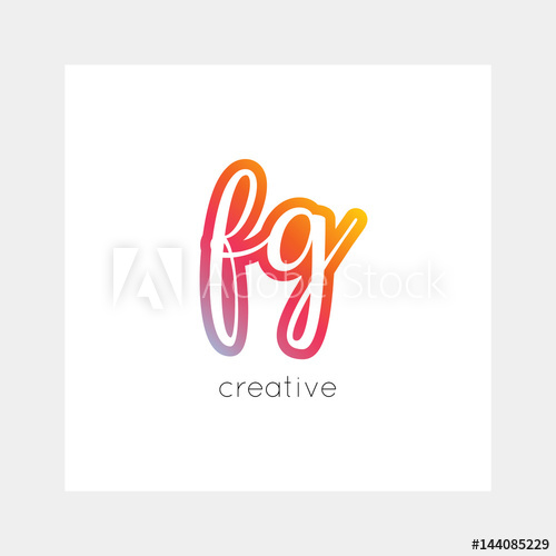 Fg Logo, Vector Useful As Branding, App Icon, Alphabet 500x500 Fg Logo, Vector Useful As Branding, App Icon, Alphabet
