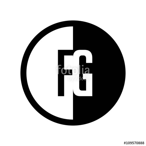 Initial Circle Half Logo Fg Stock Image And Royalty Free Vector 500x500 Initial Circle Half Logo Fg Stock Image And Royalty Free Vector