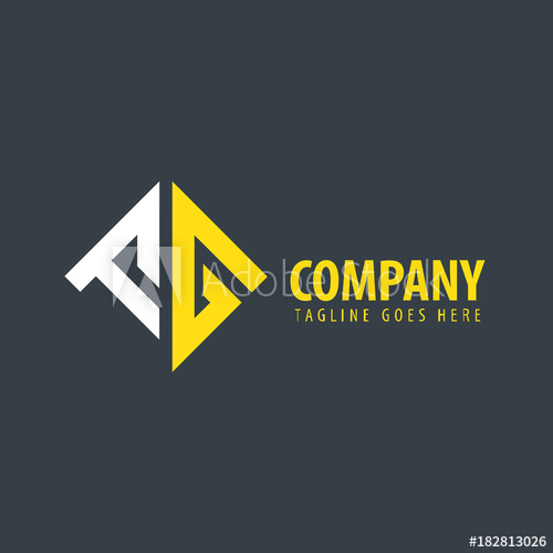 Initial Letter Fg Design Logo 500x500 Initial Letter Fg Design Logo