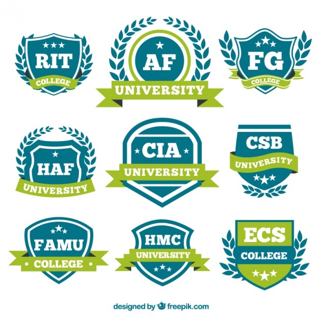 Logos With Green Ribbons For College Vector Free Download 626x626 Logos With Green Ribbons For College Vector Free Download