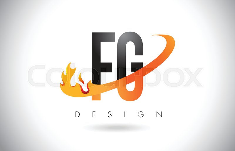 Fg F G Letter Logo Design With Fire Stock Vector Colourbox 800x515 Fg F G Letter Logo Design With Fire Stock Vector Colourbox