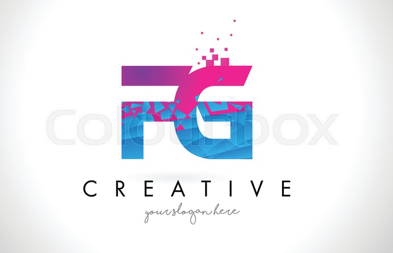 Fg F G Letter Logo With Broken Stock Vector Colourbox 800x515 Fg F G Letter Logo With Broken Stock Vector Colourbox