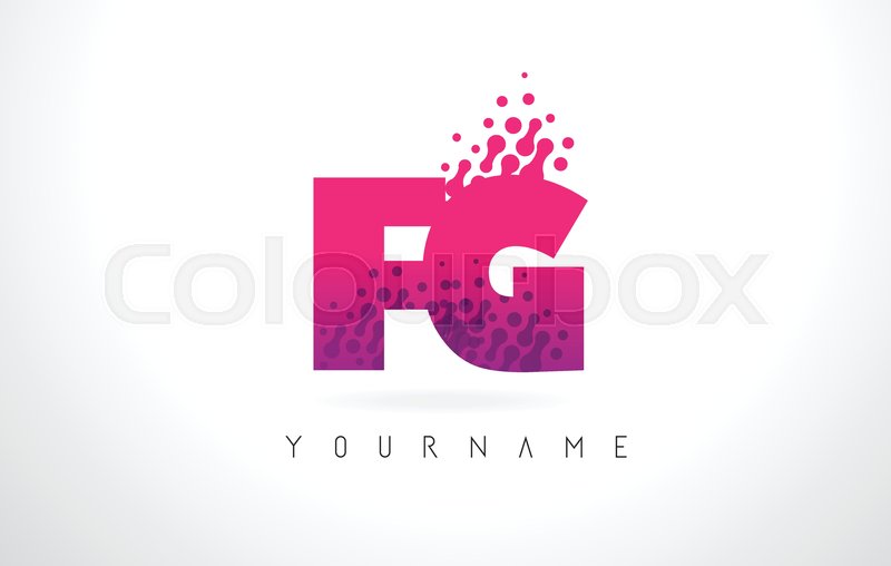 Fg F G Letter Logo With Pink Letters Stock Vector Colourbox 800x508 Fg F G Letter Logo With Pink Letters Stock Vector Colourbox