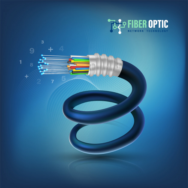626x626 Fiber Optic Cable Vector Premium Download