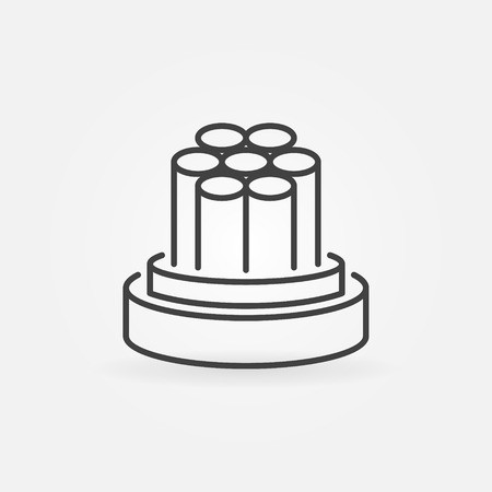 450x450 Fiber Optic Wire Or Cable Vector Concept Linear Icon Royalty Free