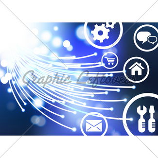 325x325 Fiber Optic Cable Internet Background Gl Stock Images