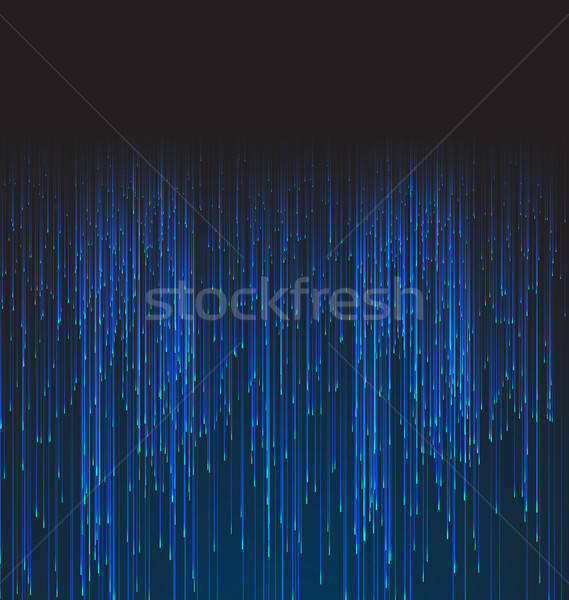 569x600 Abstract Background Fiber Optic Trace Blue Signal Vector