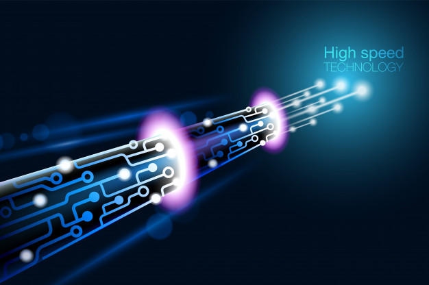 626x416 High Speed Technology Fiber Optic Vector Premium Download
