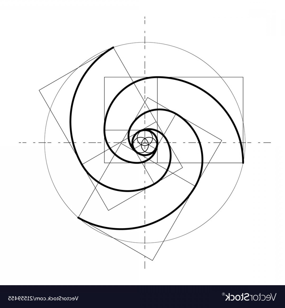 30 turn fibonacci spiral illustrator download