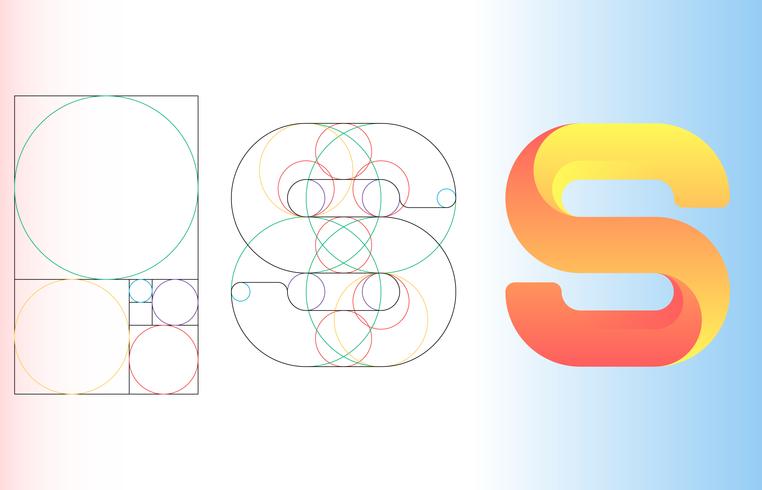 Fibonacci Golden Ratio Template Logo Vector Illustration 762x490 Fibonacci Golden Ratio Template Logo Vector Illustration