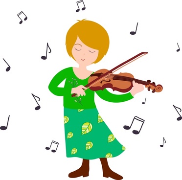 372x368 Violin Free Vector Download