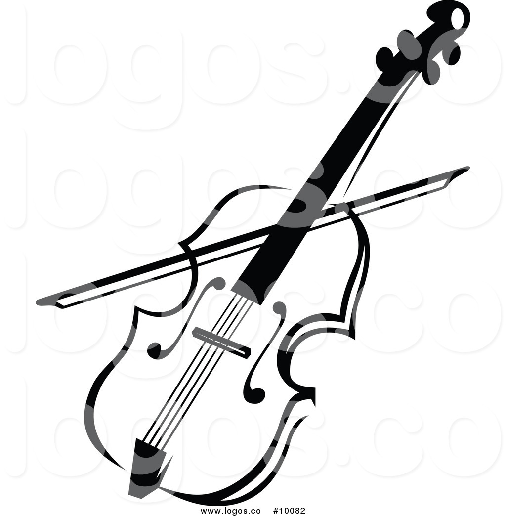 1024x1044 Royalty Free Clip Art Vector Logo Of A Black And White Viola