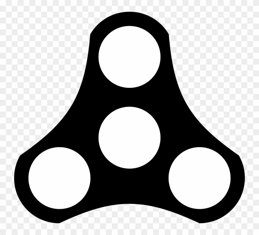880x800 Fidget Spinner Clipart Vector