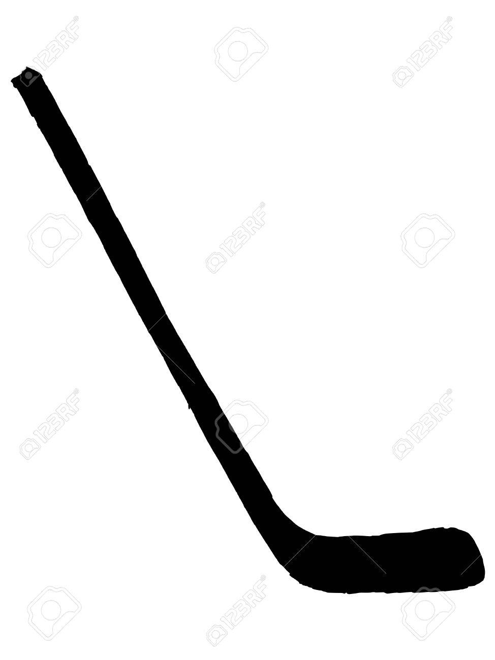 974x1300 Black Hockey Stick Clipart