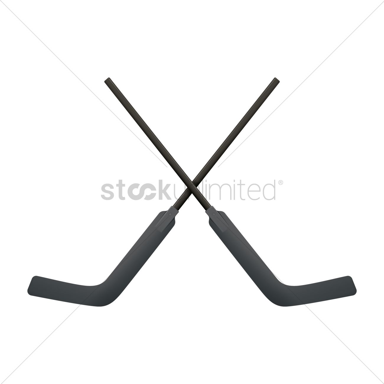 1300x1300 Ice Hockey Sticks Vector Image