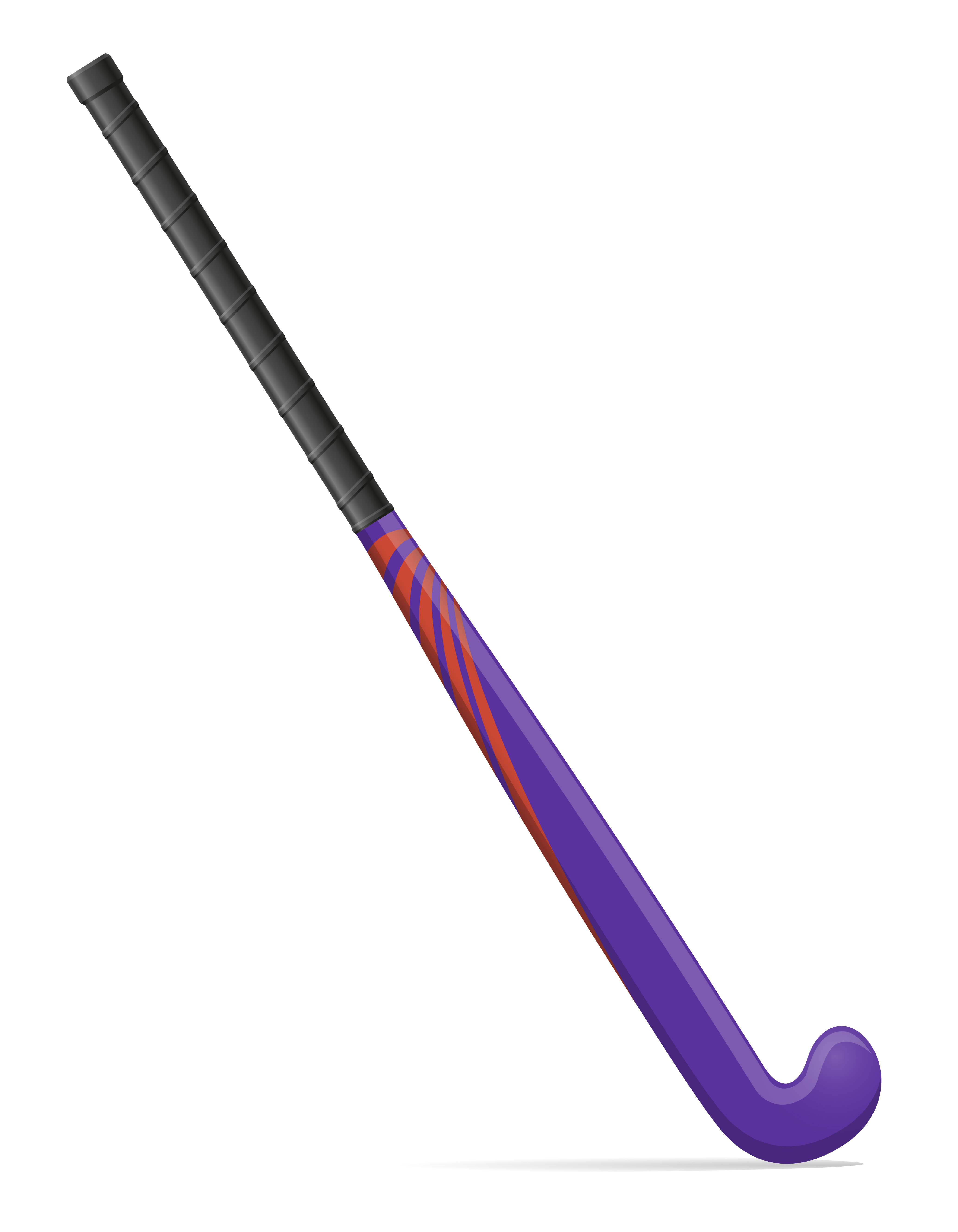 4134x5315 Field Hockey Stick Vector Illustration