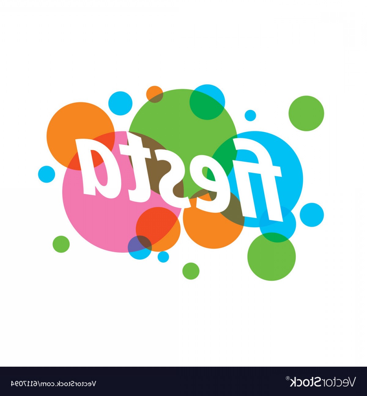 1200x1296 Abstract Colorful Logo For Fiesta Vector Handandbeak