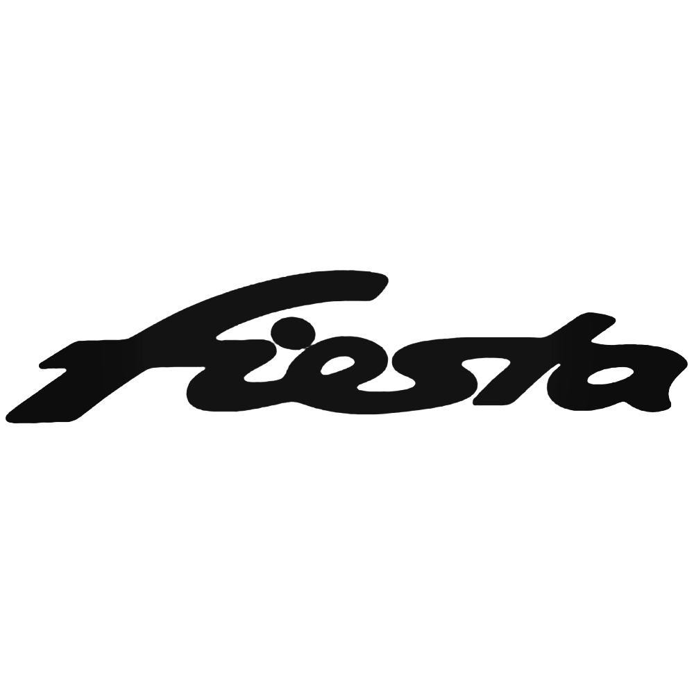 1000x1000 Fiesta Logo Vector Aftermarket Decal Sticker