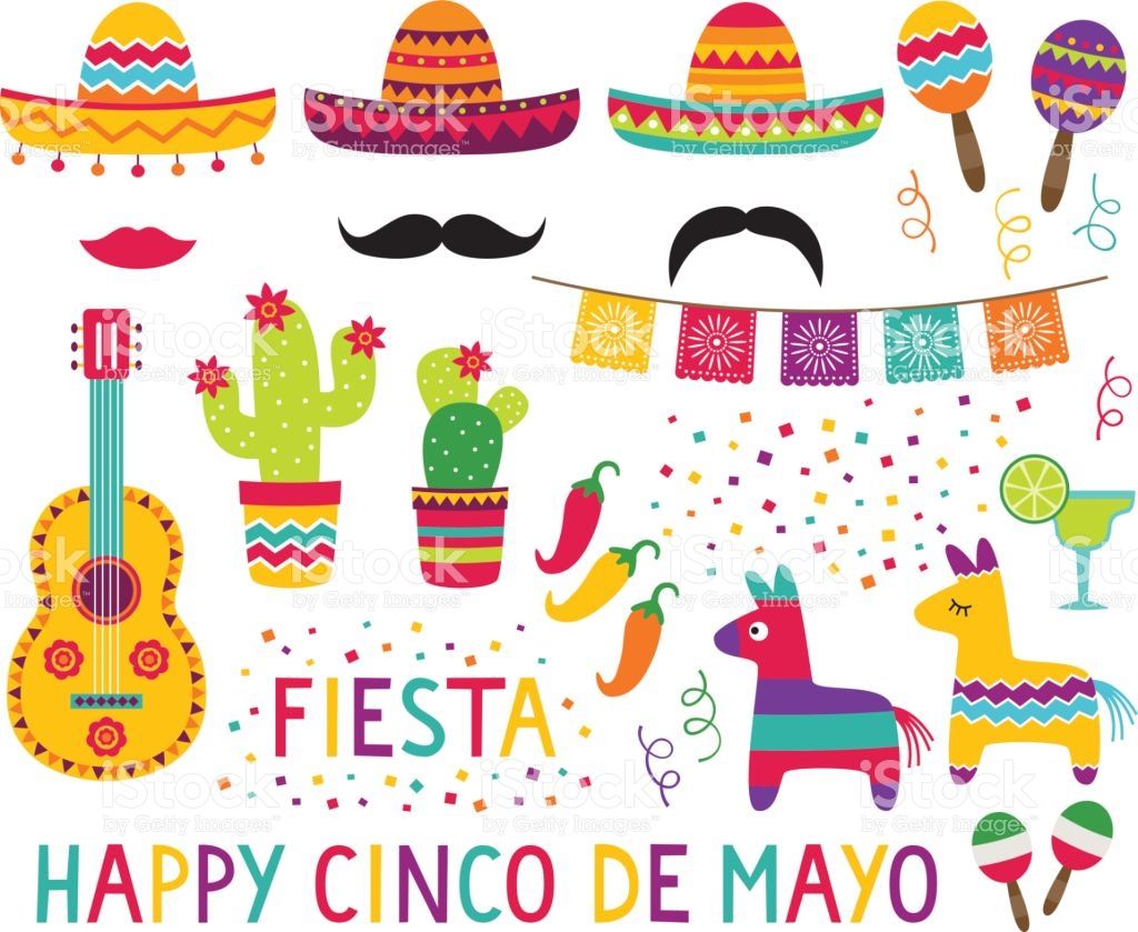 1024x839 Cinco De Mayo Design Elements, Vector Set Spring Fundraiser