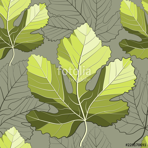 500x500 Fig Leaf Seamless Stock Image And Royalty Free Vector