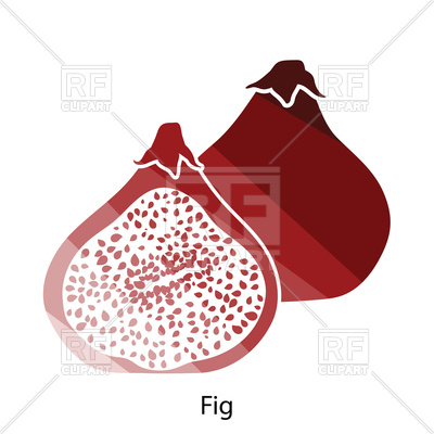 400x400 Ripe Red Fig Fruit Icon Vector Image Of Food And Beverages