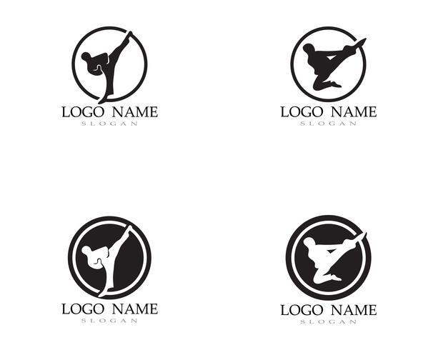 613x490 Karate And Taekwondo Logo Fight Vector