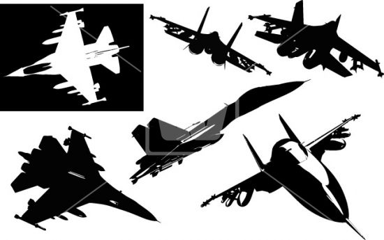 550x345 Fighters Silhouette Kit