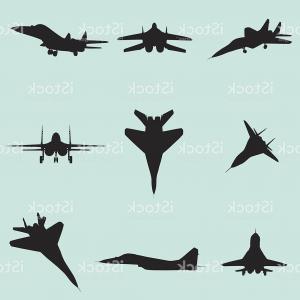 300x300 Vector Fighter Jet Silhouette Set Gm Createmepink