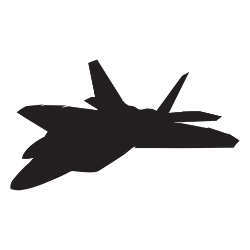 512x512 F Raptor Fighter Aircraft Silhouette
