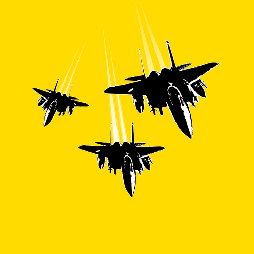 495x495 Fighter Jet Grunge Vector Dragonartz Designs