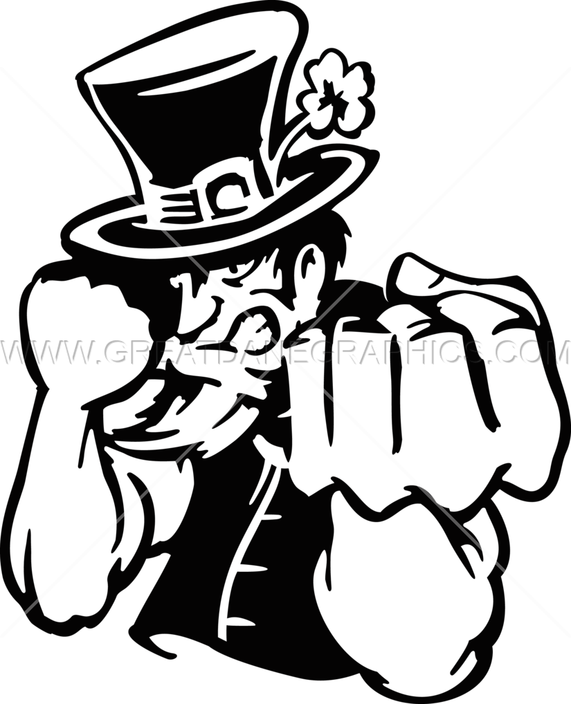 825x1018 Fighting Irish Man Production Ready Artwork For T Shirt Printing