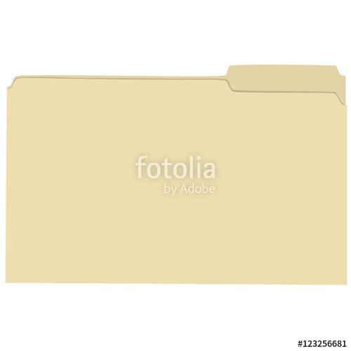 Isolated Empty Folder Vector Illustration Stock Image 500x500 Isolated Empty Folder Vector Illustration Stock Image