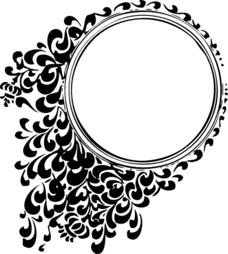 331x368 Filigree Border Free Vector Download