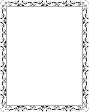 Filigree Border Vector at Vectorified.com | Collection of Filigree ...