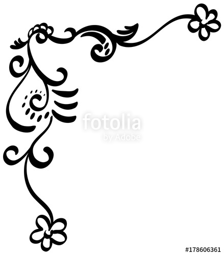 439x500 Filigree Corner Stock Image And Royalty Free Vector