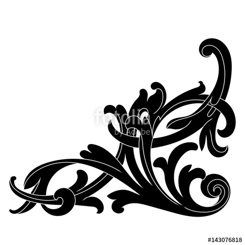 Filigree Corner Vector at Vectorified.com | Collection of Filigree ...