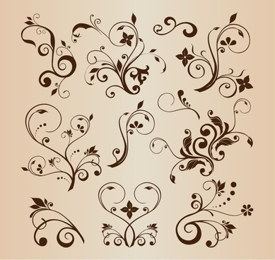 389x368 Filigree Flourish Free Vector Download
