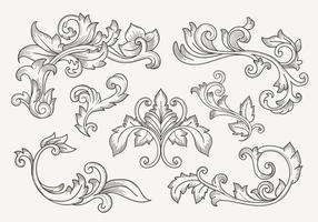 286x200 Filigree Free Vector Art