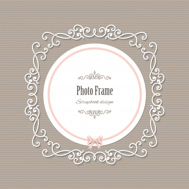 626x626 Decorative Filigree Frame Vector Premium Download
