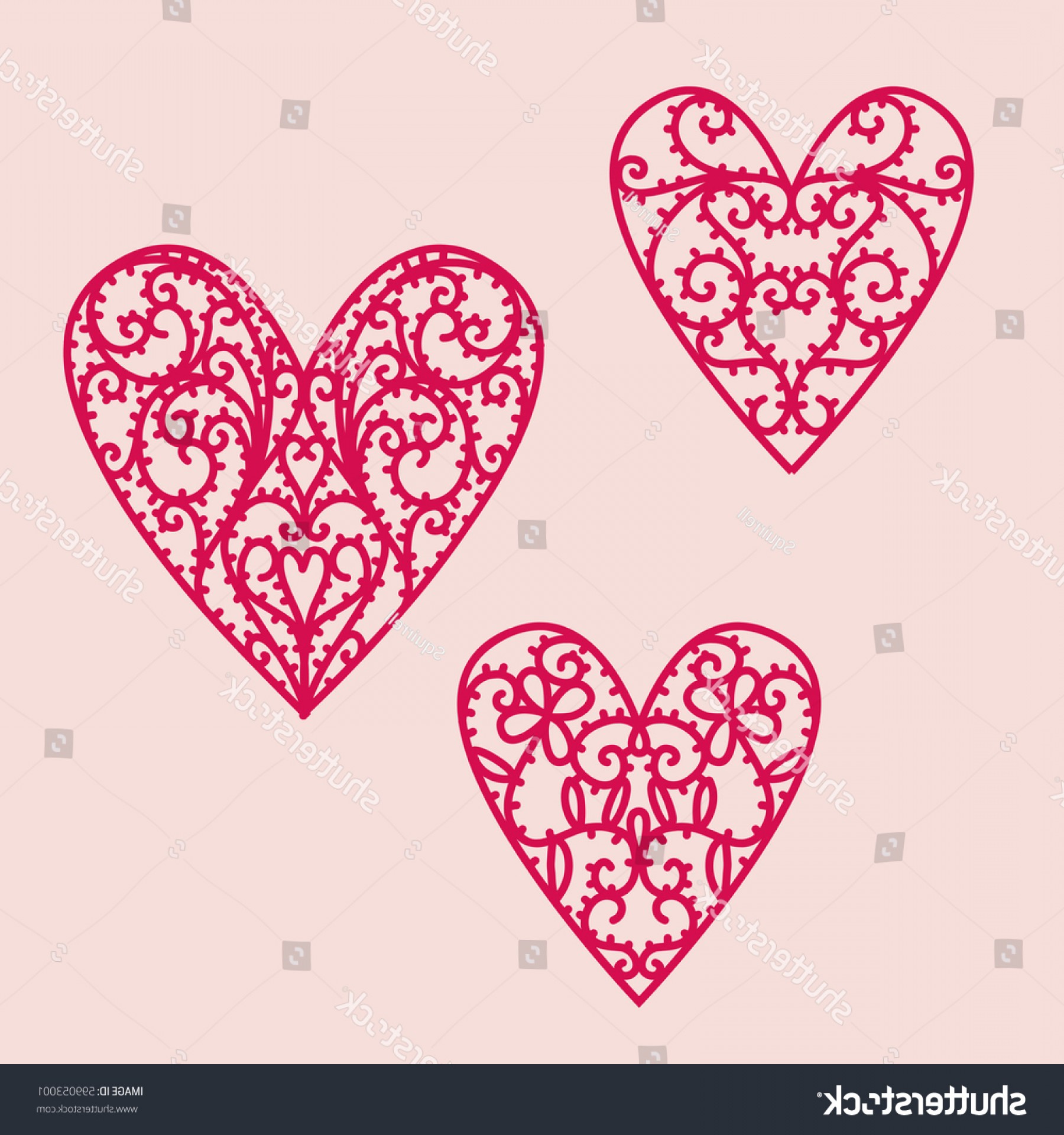 Filigree Hearts Vector Drawing Doodle Soidergi 1800x1920 Filigree Hearts Vector Drawing Doodle Soidergi