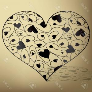 Vector Filigree With Heart Design Element Isolated Valentines Day 300x300 Vector Filigree With Heart Design Element Isolated Valentines Day