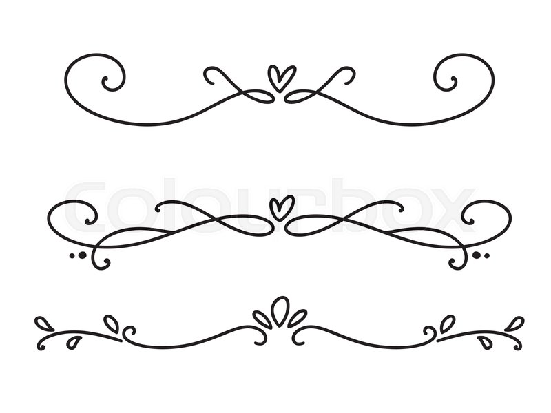 Vector Vintage Line Elegant Valentine Stock Vector Colourbox 800x600 Vector Vintage Line Elegant Valentine Stock Vector Colourbox