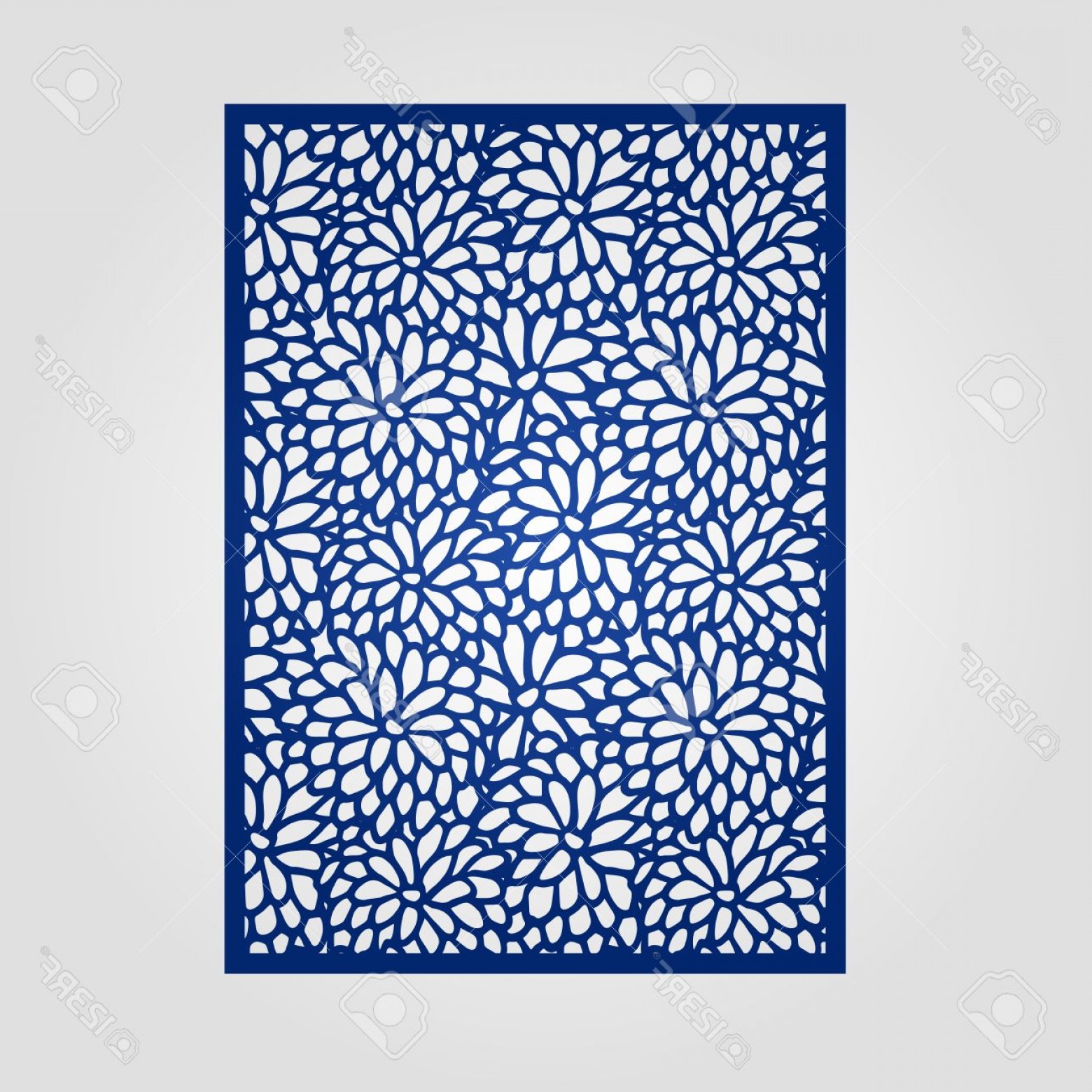 1560x1560 Photostock Vector Abstract Cutout Panel For Laser Cutting Die