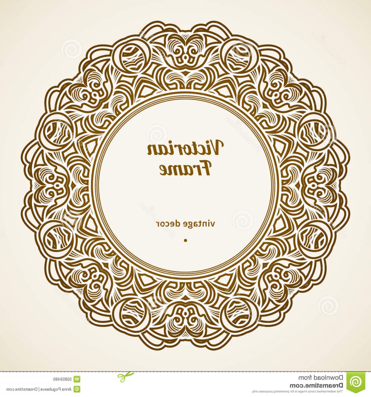 1560x1668 Stock Illustration Filigree Vector Frame Victorian Style Shape