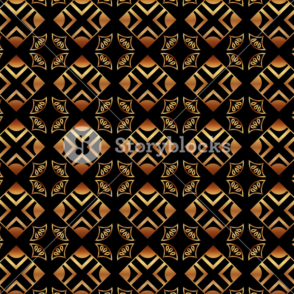 1000x1000 Decorative Swirl Luxury Golden Filigree Pattern Vector